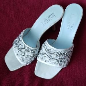 Badgley Mischka Beaded Slides